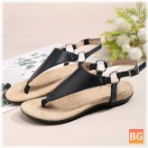 Feather Flip Flops for Women - Casual