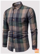 Check Shirt with a Plaid Pattern