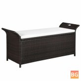 Storage Bench with Cushion for 54.3