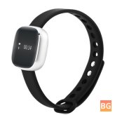 Watch Bracelet with Pedometer and Health Monitor - Metal Body