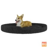 Padded Dog Bed with Waffle Pattern
