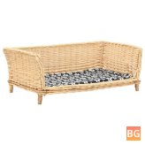Natural Willow Dog Bed