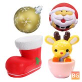 Teacup with Cup and Plate - 14CM, Santa Claus, 7CM, Snow Boot, 11CM, Gold Ball