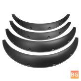Black Car Mudguard Flares - Flexible yet durable polyurethane