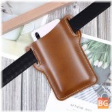 Bakeey Men's Vintage Casual Genuine Leather Wallet Pouch for 6.3 Inch Phone Nokia Phone Ulefone Armor 9
