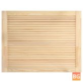 Solid Pine Louver Doors (4 Pack) - 39.5x59