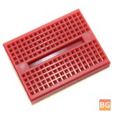 Red Mini Breadboard (5pcs) for Prototyping