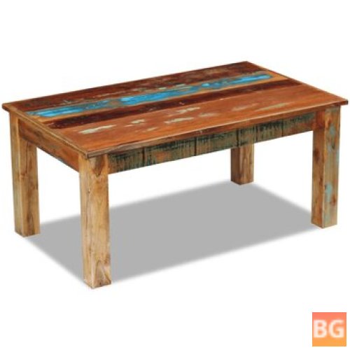 Solid Wood Coffee Table - 39.4