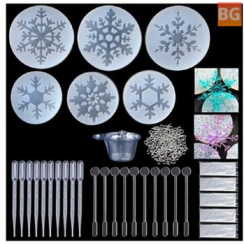 Crystal Mold Making Set with Resin Silicone and Glue