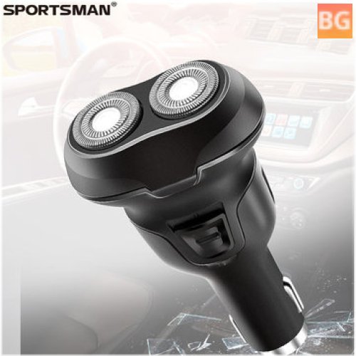 Rotating Electric Shaver - Car Charger