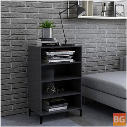Gray Sideboard with Chipperboard