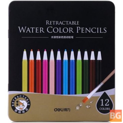 Deli 6507 Watercolor Pencils