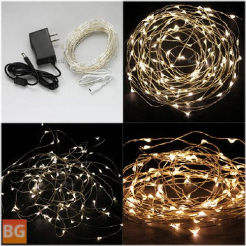 10M Copper Wire LED String Lights