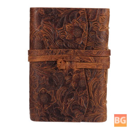 ThinGenuine Leather Journal Book - 400 Pages - Kraft Notepad