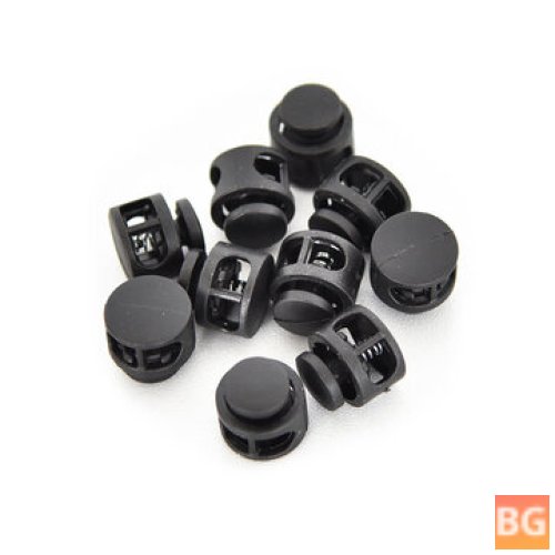 Luggage Lock with Buttons and Spring Button at Ends - 10 Pack