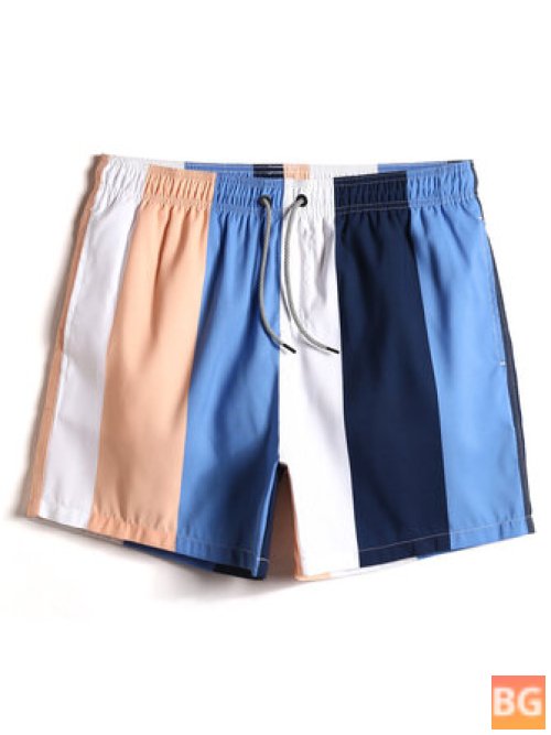 Quick-Drying Shorts - Mens - Stripes