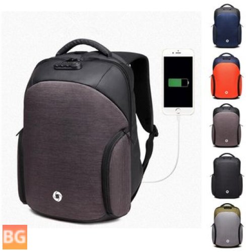 Backpack with USB Charging Port for Laptops