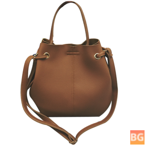 Women's PU Leather Tote Bag and Wallet