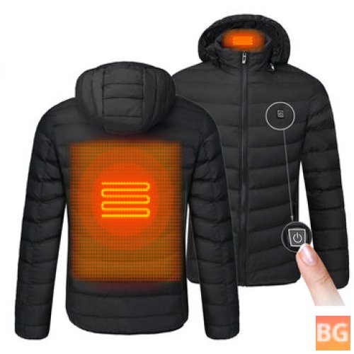 Warm Back Jacket for Men - Cervical Spine Hooded