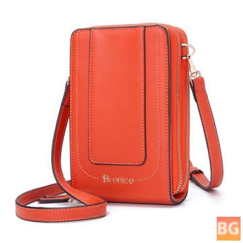 Crossbody Bag for Women with Flap-Style Card Slots