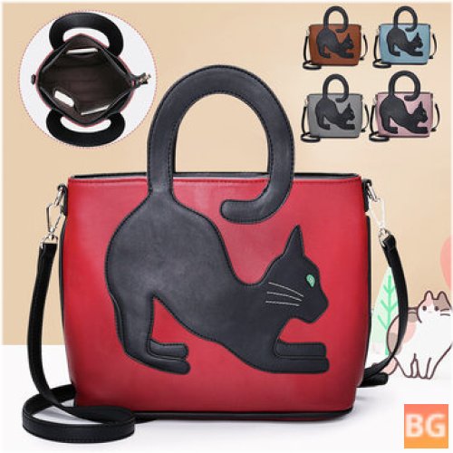 Cat Pattern Crossbody Bag