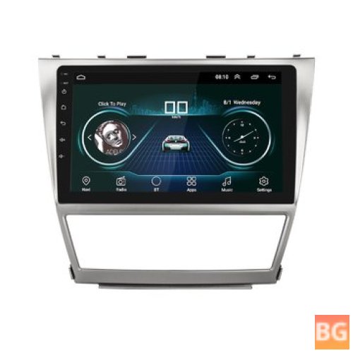 10.1 Inch Android 8.0 Radio Stereo Car MP5 Player with Frame GPS BT WIFI Hotspot