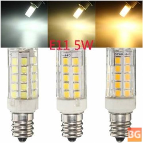 LED Corn Light Bulb - E11 5W - 44 SMD - 2835 450LM