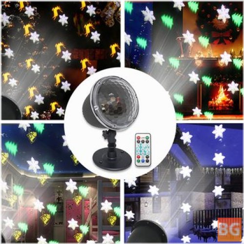 Snowflake Party Light with Remote Control