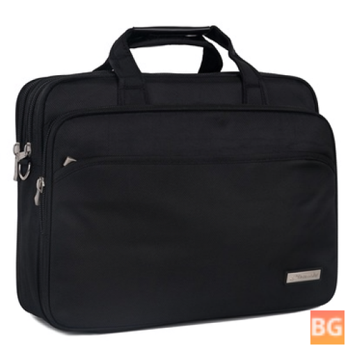 14-Inch Oxford Briefcase - Business Laptop Bag