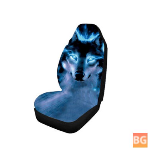 Universal Fit Seat Covers for Cars - Wolf Pattern