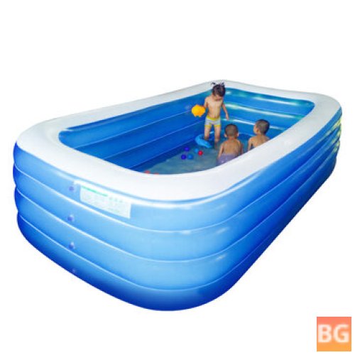 Large Inflatable Pool PVC - For Kids and Adults