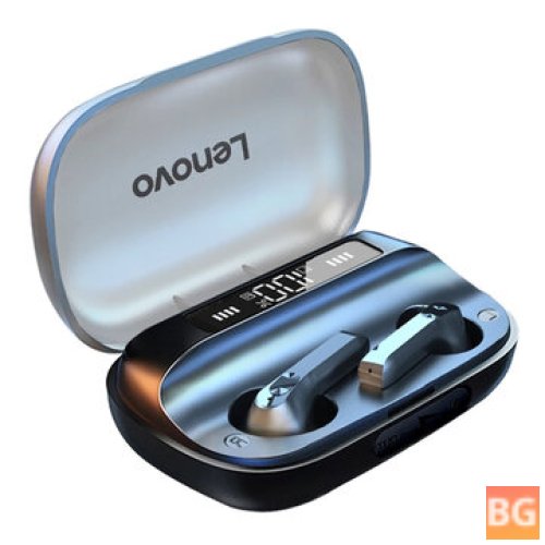 Lenovo QT81 Bluetooth 5.0 Earphone - Hi-Fi 9D Stereo Bass Waterproof Sport Headset Headphones with Mic