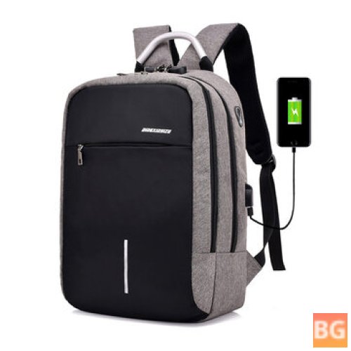 Laptop Backpack with Combination Lock & USB Charging Port