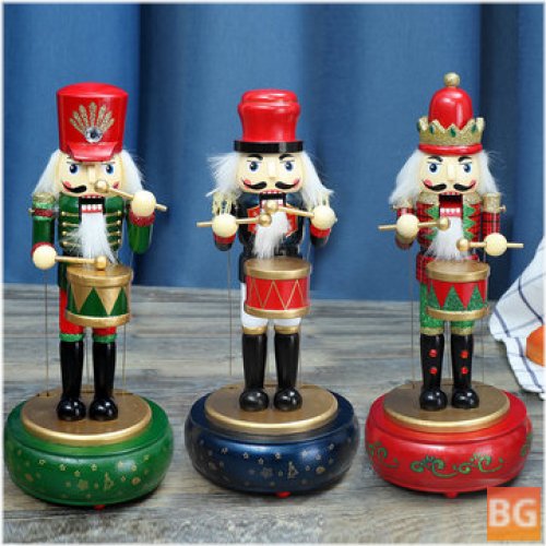 Wooden Guard Nutcracker Soldier Toy - Christmas Decorations