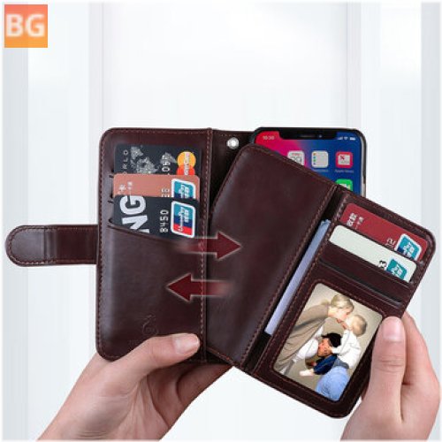 Wallet Stand for iPhone X / XS / 7 / 8 / 7 Plus / 8 Plus / 6 / 6S / 6 Plus / 6S Plus