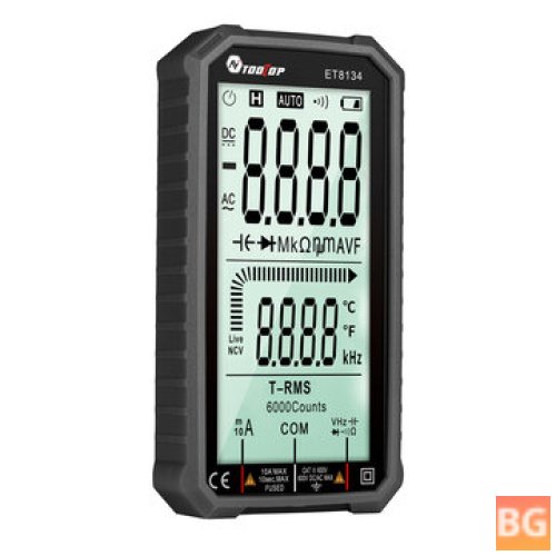 Smart Multimeter with Large LCD Screen and True RMS