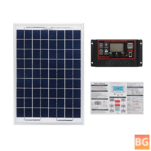 Solar Panel and Controller for Depends JXB 18V 20W
