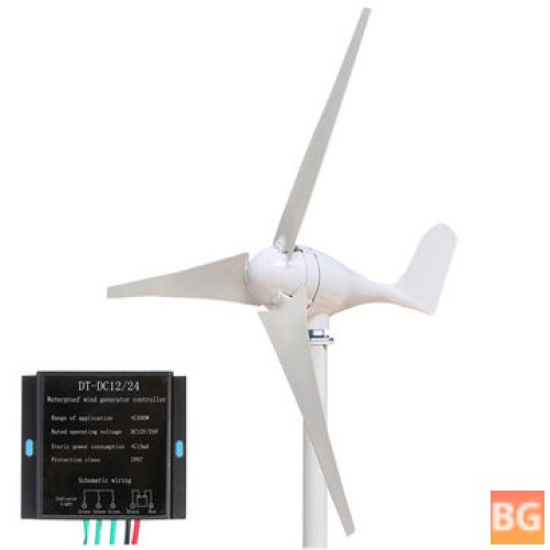 Wind Turbine Generator + Controller - 12V/24V