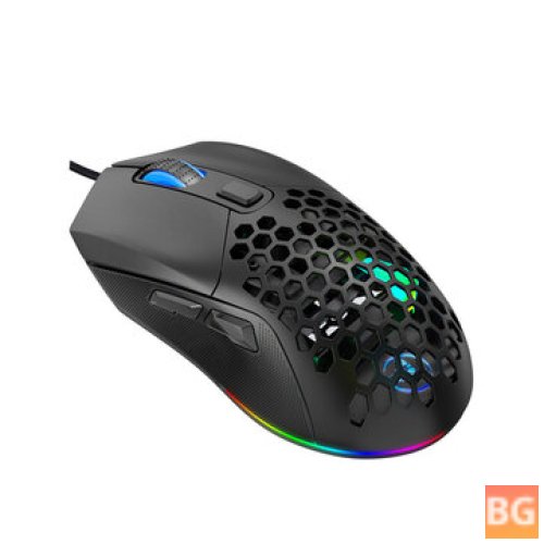 HXSJ X300 RGB Wired Gaming Mouse with Macro Programming