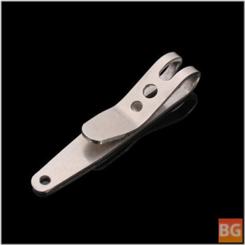 Mini Clip EDC Tool with Flashlight, Money Holder and Key Chain
