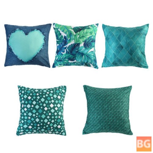 Cushion Cover for Pillows - Teal Blue