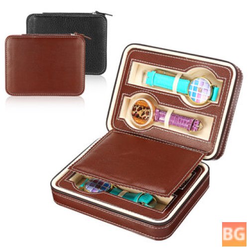 Watch Box - PU Leather - Zipper - for watches