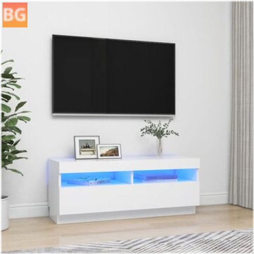 TV Cabinet with LED Lights - 39.4