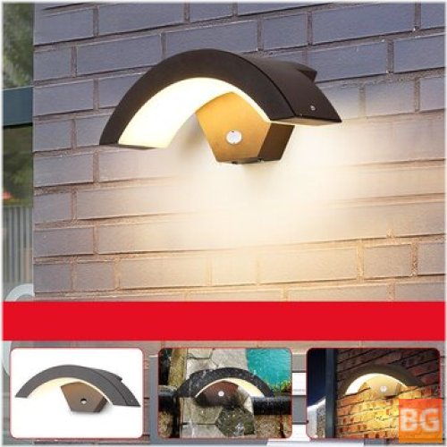 15W LED Outdoor Light - Wall Lamp with Motion Sensor