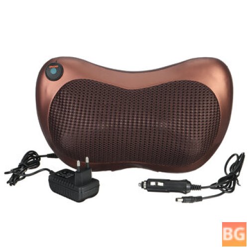 Electric Massage Pillow with Heat for Lumbar, Neck, and Back