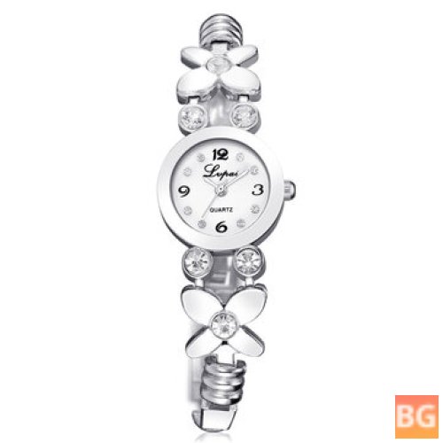 LVPAI LP171 Watch - Ladies' Bracelet - Crystal Diamond Small Dial - Quartz Watch