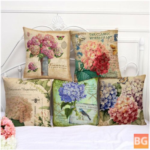 Floral Sofa Pillow Cover