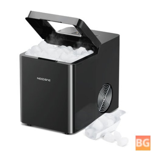 Portable Self-Cleaning Ice Maker - Makes 33lbs/24h
