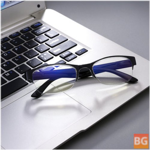 Half-frame PC Reading Glasses with Blue Light