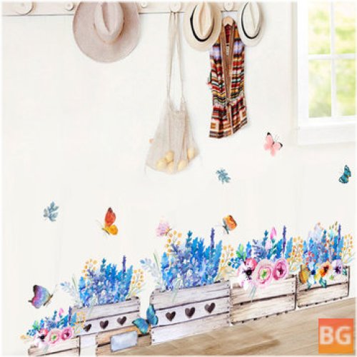 Flower Wall Sticker for Kids' Rooms and Kindergartens